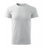 T-shirt Unisex A 129 BASIC 160 - 129_00_A Biały