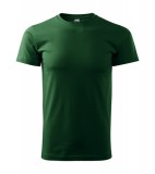 T-shirt Unisex A 129 BASIC 160 - 129_06_A Zieleń butelkowa