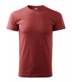 T-shirt Unisex A 129 BASIC 160 - 129_13_A Bordowy