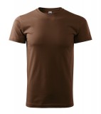 T-shirt Unisex A 129 BASIC 160 - 129_38_A Czekoladowy
