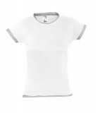 T-shirt Ladies S 11570 MOOREA 170 - 11570_whitegrey_melange_S White / Grey melange