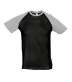 T-shirt S 11190 FUNKY 150 - 11190_black_greymelange_S Black / Grey melange