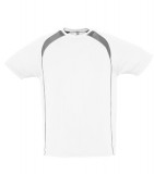T-shirt S 11422 MATCH - 11422_white_darkgrey_S White / Dark grey