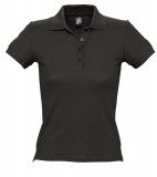 Koszulki Polo Ladies S 11310 PEOPLE 210 - 11310_black_S Black