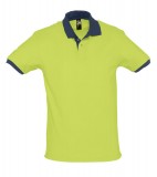 Koszulki Polo S 11369 PRINCE 200 - 11369_applegreen_frenchnavy_S Apple green / French navy