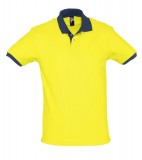 Koszulki Polo S 11369 PRINCE 200 - 11369_lemon_frenchnavy_S Lemon / French navy