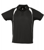 Koszulki Polo S 11418 PALLADIUM 140 - 11418_black_white_S Black / White
