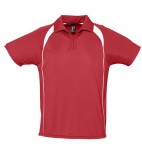 Koszulki Polo S 11418 PALLADIUM 140 - 11418_red_white_S Red / White