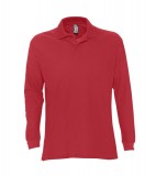 Koszulki Polo S 11328 STAR 170 - 11328_red_S Red