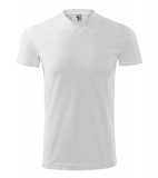 T-shirt A 111 HEAVY V-NECK 200 - 111_00_A Biały