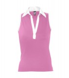 Koszulki Polo Ladies S 11333 PARADE 170 - 11333_orchidpink_white_S Orchid pink / White