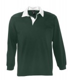 Koszulki Polo S 11313 PACK 280 - 11313_darkgreen_white_S Dark green / White