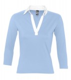 Koszulki Polo Ladies S 11329 PANCH 190 - 11329_skyblue_white_S Sky blue / White