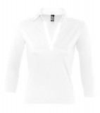 Koszulki Polo Ladies S 11329 PANCH 190 - 11329_white_white_S White / White