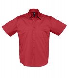 Koszula S 16080 BROOKLYN - 16080_red_S Red