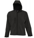 Kurtka Softshell S 46602 REPLAY MEN  - 46602_black_S Black