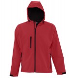 Kurtka Softshell S 46602 REPLAY MEN  - 46602_pepper_red_S Pepper red