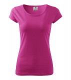 T-shirt Ladies A 122 PURE 150 - 122_40_A Czerwień purpurowa