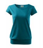 T-shirt Ladies A 120 CITY 150 - 120_59_A Ciemny turkus