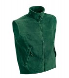 Kamizelka polarowa JN045 Fleece Vest - 045_dark_green_JN Light blue