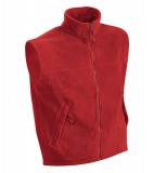 Kamizelka polarowa JN045 Fleece Vest - 045_red_JN Red