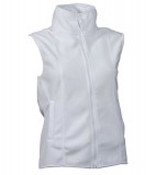 Kamizelka polarowa Ladies JN048 Girly Microfleece Vest - 048_white_JN White