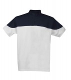 Koszulki Polo H 2144001 CAMPO  - campo_white_navy_100_H White / Navy