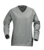 Sweter Ladies H 2122009 MARYLAND - maryland_grey_melange_131_H Grey melange