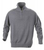 Sweter H 2112028 LARGO - largo_grey_melange_131_H Grey melange