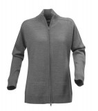 Sweter Ladies H 2122026 LANETT - lanett_grey_melange_131_H Grey melange