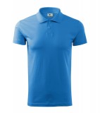 Koszulki Polo Unisex A 202 SINGLE J. 180 - 202_14_A Lazurowy