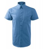 Koszula A 207 SHIRT SHORT SLEEVE - 207_15_A Błękitny