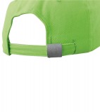 Czapka MB016 6 Panel cap Laminated - 016_detale_MB Lime green