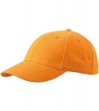 Czapka MB016 6 Panel cap Laminated - 016_orange_MB Orange