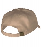 Czapka MB017 6 Panel Cap with suede peak - 017_detale_MB Beige