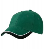 Czapka MB049 Half - Pipe Sandwich Cap - 049_darkgreen_white_black_MB Dark green / White / Black