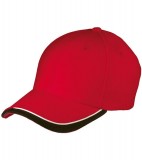 Czapka MB049 Half - Pipe Sandwich Cap - 049_red_white_black_MB Red / White / Black