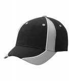 Czapka MB135 Club Cap - 135_black_lightgrey_white_MB Black / Light grey / White