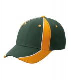 Czapka MB135 Club Cap - 135_darkgreen_goldyellow_white_MB Dark green / Gold yellow / White