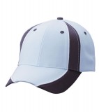 Czapka MB135 Club Cap - 135_lightblue_darkbrown_white_MB Light blue / Dark brown / White