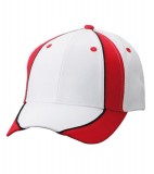 Czapka MB135 Club Cap - 135_white_red_black_MB White / Red / Black