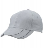 Czapka MB601 Groove Cap - 601_lightgrey_black_MB Light grey / Black