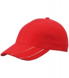 Czapka MB601 Groove Cap - 601_red_white_MB Red / White