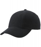 Czapka MB609 Turned 6 Panel Cap laminated  - 609_black_MB Black