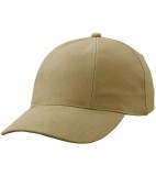 Czapka MB609 Turned 6 Panel Cap laminated  - 609_dark_khaki_MB Dark khaki