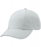 Czapka MB609 Turned 6 Panel Cap laminated  - 609_light_grey_MB Light grey