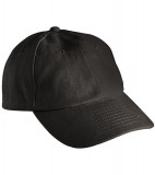 Czapka MB6111 6 PANEL RAVER CAP - 6111_black_MB Black