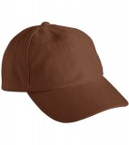 Czapka MB6111 6 PANEL RAVER CAP - 6111_dark_browne_MB Dark brown