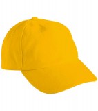 Czapka MB6111 6 PANEL RAVER CAP - 6111_gold_yellow_MB Gold yellow
