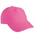 Czapka MB6111 6 PANEL RAVER CAP - 6111_pink_MB Pink